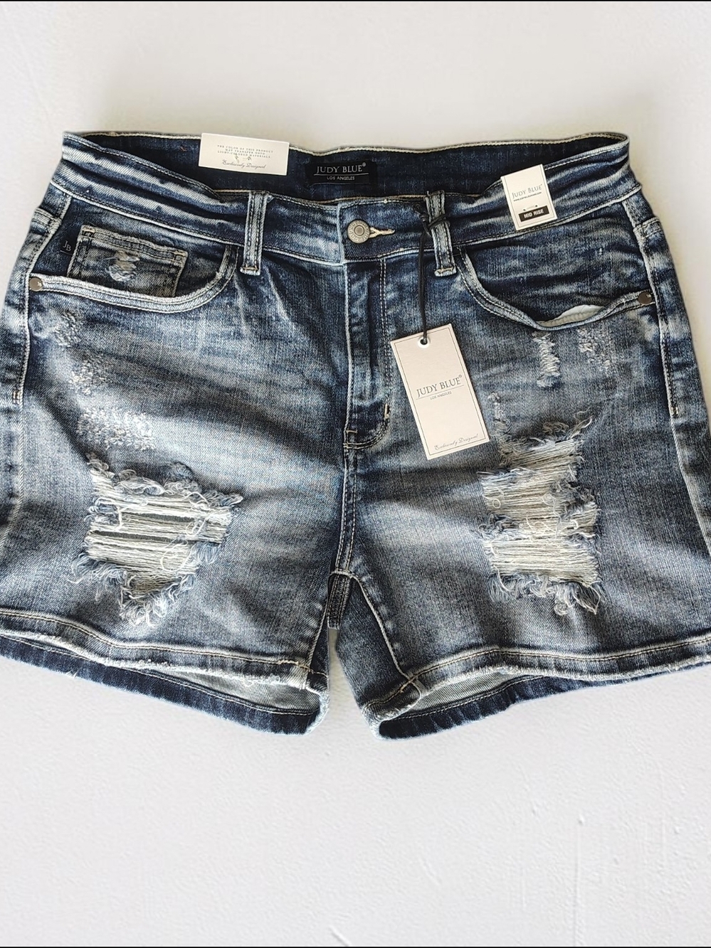 Judy Blue Mid Rise Shorts XL NWT